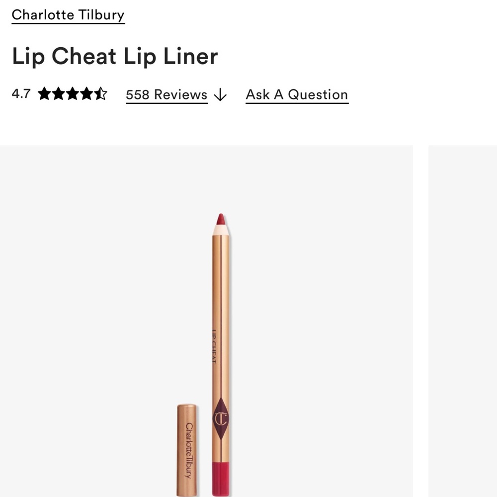 Charlotte Tilbury Lip Cheat Lip Liner - Red carpet red